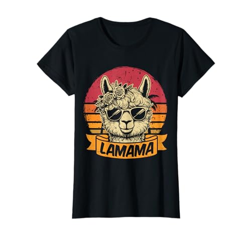 Lamama Süßes Mama Lama Fan Liebhaber Frischgebackene Mutter T-Shirt Lamama Süßes Mama Lama Fan Liebhaber Frischgebackene Mutter T-Shirt von Geschenk zur Geburt Junge Mädchen Werdende Mama