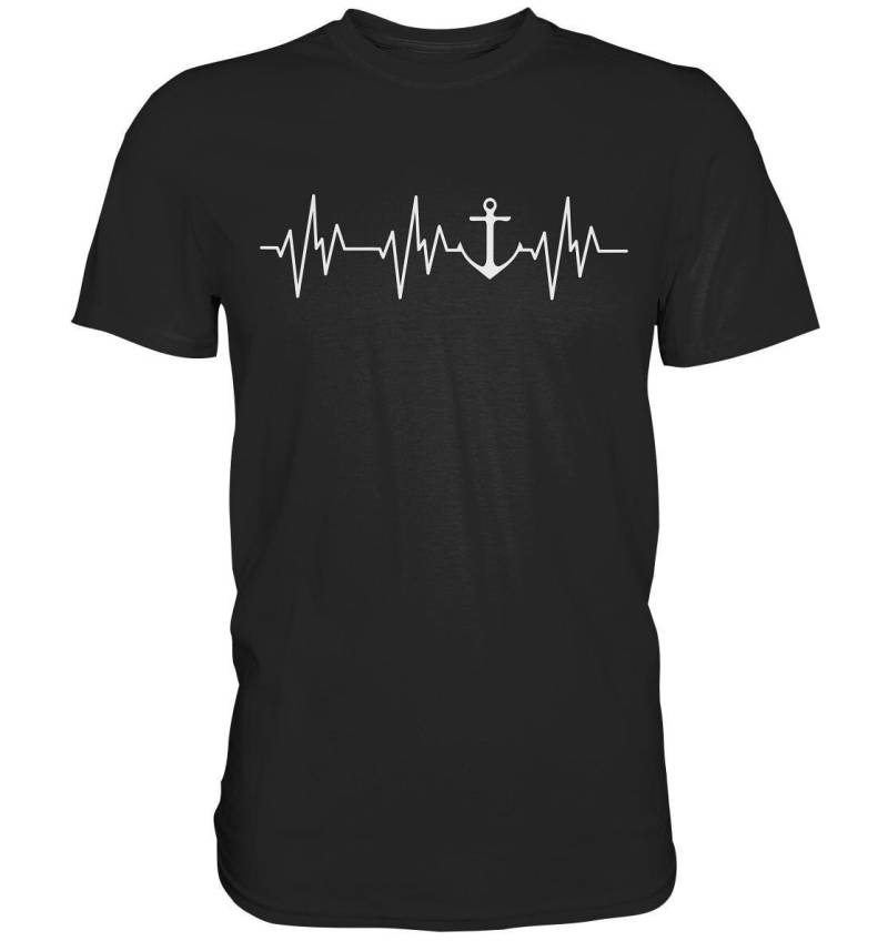 Anker T-Shirt Schiff Segeln Boot Herzschlag Strand - Premium Shirt Anker T-Shirt Schiff Segeln Boot Herzschlag Strand - Premium Shirt von GeschenkDesignsDE