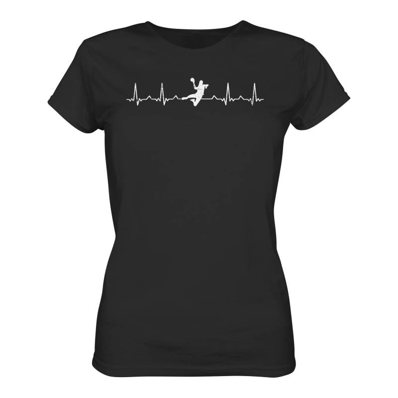 Handballerin Handball T-Shirt Handballsport Handballspieler - Damen Premium Tshirt von GeschenkDesignsDE
