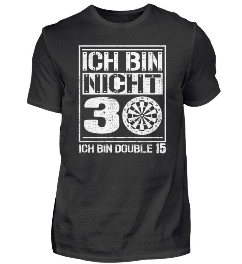 Ich Bin Nicht 30 Ich Double 15 Dartscheibe - Herren Shirt von GeschenkDesignsDE