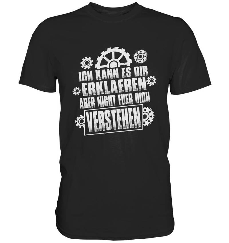 Ich Kann Es Dir Erklären Ingenieur Mathemathik Lustige Sprüche - Premium Shirt von GeschenkDesignsDE