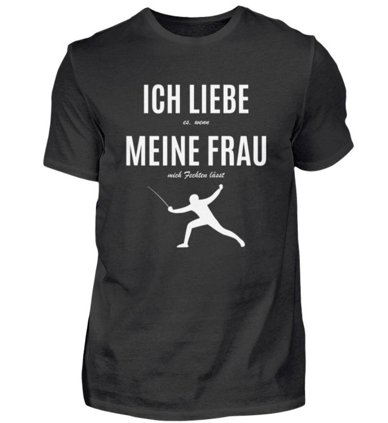 Ich Liebe Fechten T-Shirt Fechter Geschenke Fechtsport - Herren Tshirt Ich Liebe Fechten T-Shirt Fechter Geschenke Fechtsport - Herren Tshirt von GeschenkDesignsDE