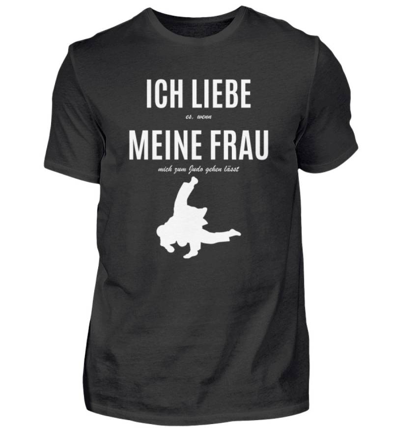 Ich Liebe Judo T-Shirt Judoka Geschenke Jiu Jitsu Judokämpfer - Herren Tshirt von GeschenkDesignsDE