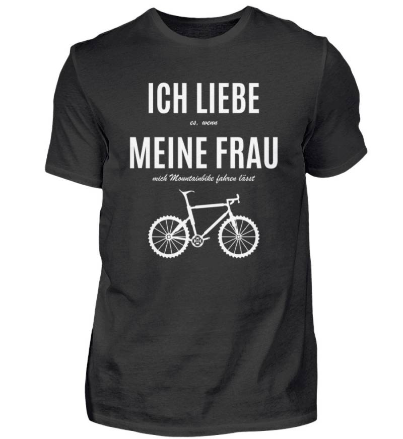 Ich Liebe Mountainbiken T-Shirt Mountainbike Geschenkideen Mtb Geschenk - Herren Tshirt von GeschenkDesignsDE