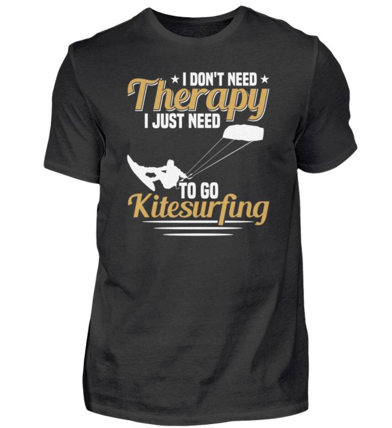 Kiteboarding - I Don't Need Therapy Just To Go Kitesurfing Kitesurfer Geschenk Kiten Kite Herren Shirt von GeschenkDesignsDE