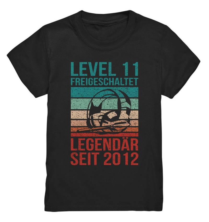 Level 11 Complete Personalisiert Jahre Gamer Geburtstag Gaming T-Shirt Geschenk - Kinder Premium Shirt von GeschenkDesignsDE