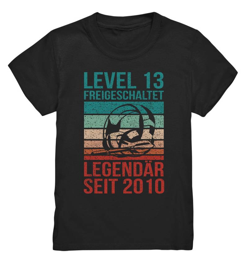 Level 13 Complete Personalisiert Zocken Gamer Geburtstag Gaming T-Shirt Geschenk - Kinder Premium Shirt von GeschenkDesignsDE
