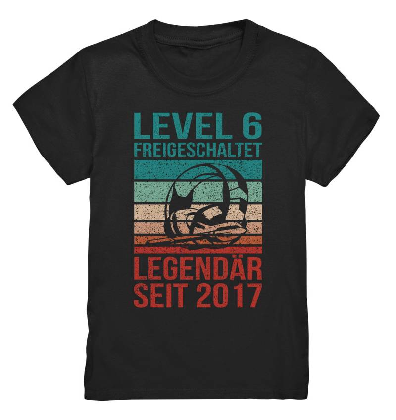 Level 6 Complete Geburtstag Personalisiert Gamer T-Shirt Gaming Legendär Seit 2017 - Kids Premium Shirt von GeschenkDesignsDE