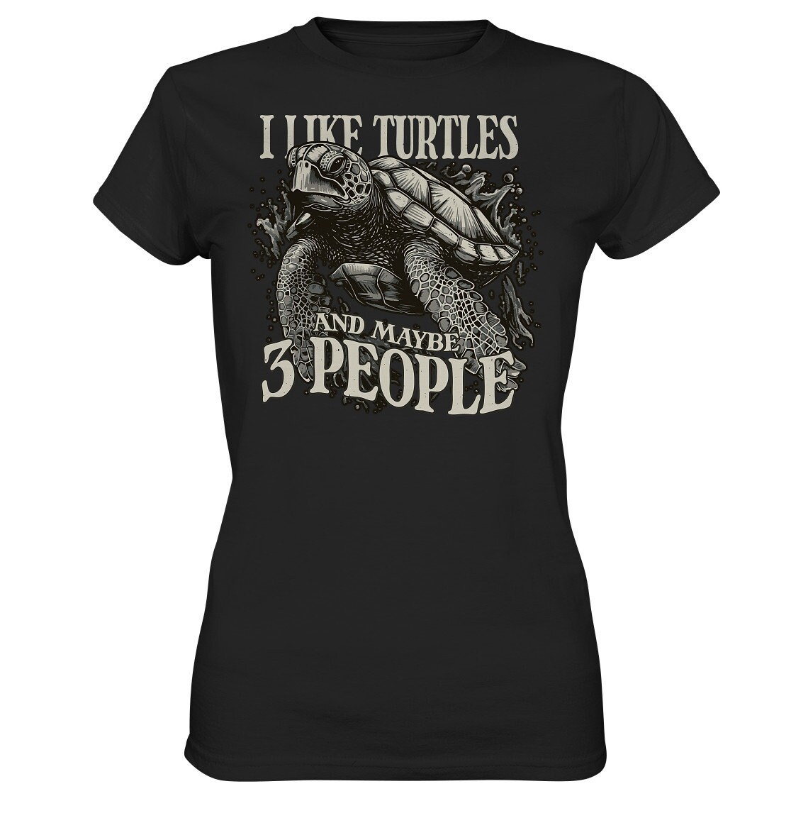 Schildkröte Spruch Schildkröten Ozean T-Shirt Geschenkidee - Premium Shirt Schildkröte Spruch Schildkröten Ozean T-Shirt Geschenkidee - Premium Shirt von GeschenkDesignsDE