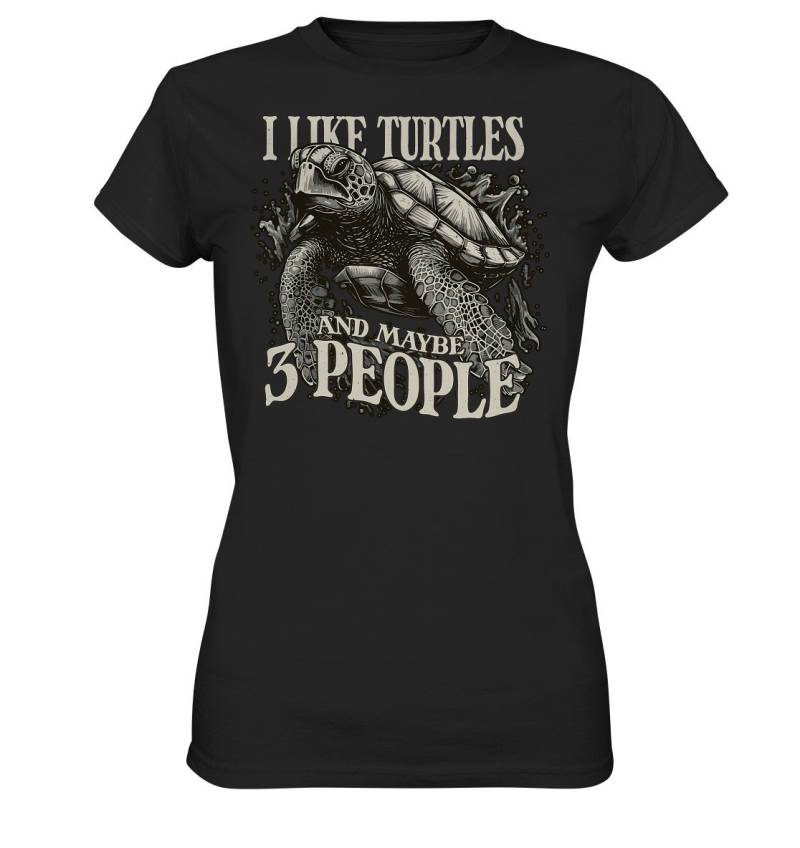 Schildkröte Spruch Schildkröten Ozean T-Shirt Geschenkidee - Premium Shirt Schildkröte Spruch Schildkröten Ozean T-Shirt Geschenkidee - Premium Shirt von GeschenkDesignsDE