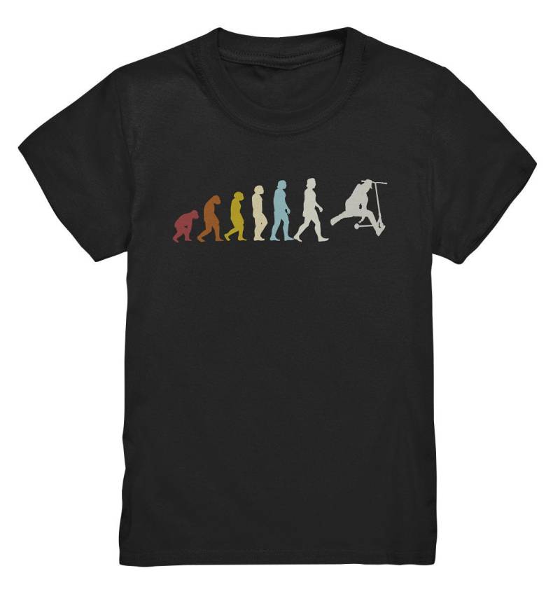 Scooter Tretroller Evolution Geschenk Skatepark Stuntscooter Kinder Tshirt von GeschenkDesignsDE