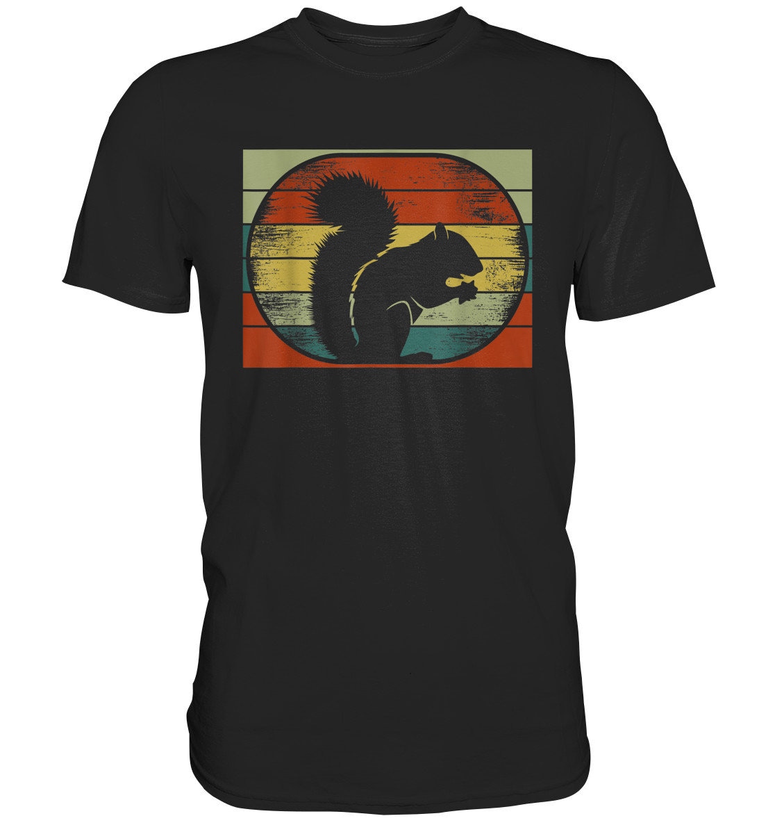 T Shirt Eichhörnchen Nagetiere Herbst Retro Geschenkidee - Premium Tshirt T Shirt Eichhörnchen Nagetiere Herbst Retro Geschenkidee - Premium Tshirt von GeschenkDesignsDE