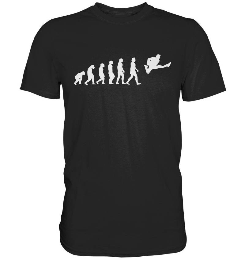 T-Shirt Evolution Gitarrist Gitarren Geschenke E-Gitarre - Premium Shirt T-Shirt Evolution Gitarrist Gitarren Geschenke E-Gitarre - Premium Shirt von GeschenkDesignsDE