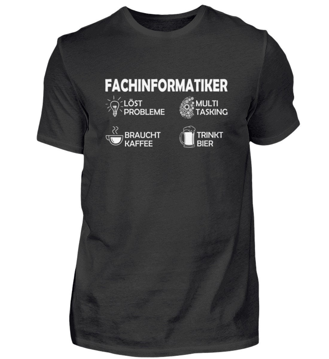 T Shirt Fachinformatiker Löst Probleme Programmierer Berufe Admin Spruch Informatik Geschenkideen - Herren Tshirt T Shirt Fachinformatiker Löst Probleme Programmierer Berufe Admin Spruch Informatik Geschenkideen - Herren Tshirt von GeschenkDesignsDE