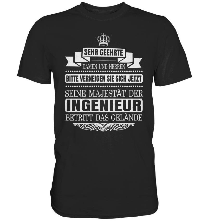 T Shirt Ingenieur Betritt Das Gelände Spruch Ingenieure Geschenkideen Bauingenieur - Premium Tshirt T Shirt Ingenieur Betritt Das Gelände Spruch Ingenieure Geschenkideen Bauingenieur - Premium Tshirt von GeschenkDesignsDE