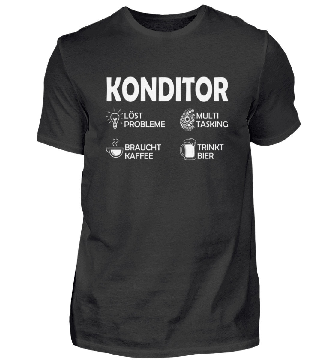 T Shirt Konditor Löst Probleme Berufe Konditoren Spruch Konditorei Geschenkideen - Herren Tshirt T Shirt Konditor Löst Probleme Berufe Konditoren Spruch Konditorei Geschenkideen - Herren Tshirt von GeschenkDesignsDE