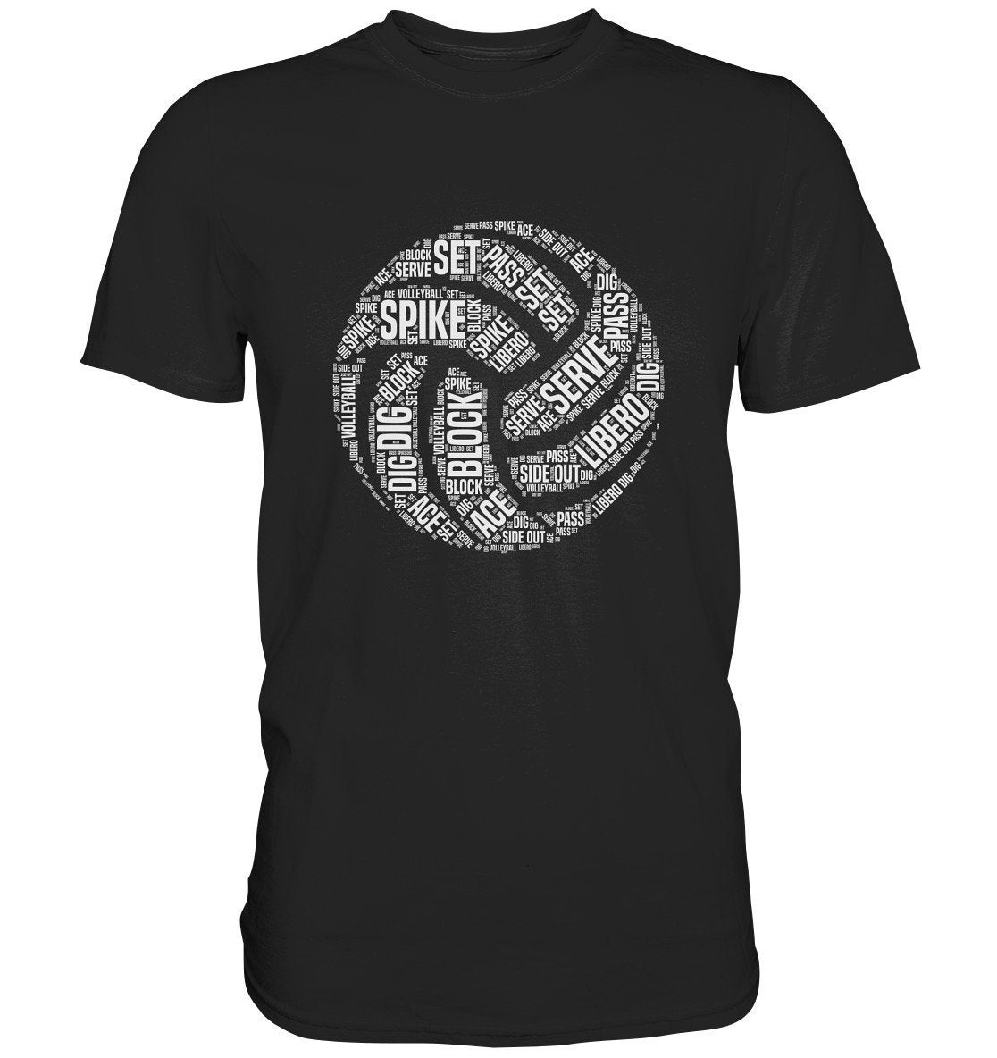 T Shirt Volleyball Begriffe Volleyballspieler Geschenk - Premium Tshirt T Shirt Volleyball Begriffe Volleyballspieler Geschenk - Premium Tshirt von GeschenkDesignsDE