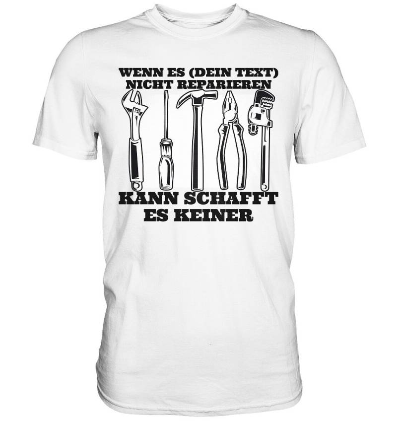 T-Shirt Wenn Es Name Personalisiert Nicht Reparieren Kann Handwerker Heimwerker Männershirt Werkzeuge Familienmitglied T-Shirt Wenn Es Name Personalisiert Nicht Reparieren Kann Handwerker Heimwerker Männershirt Werkzeuge Familienmitglied von GeschenkDesignsDE