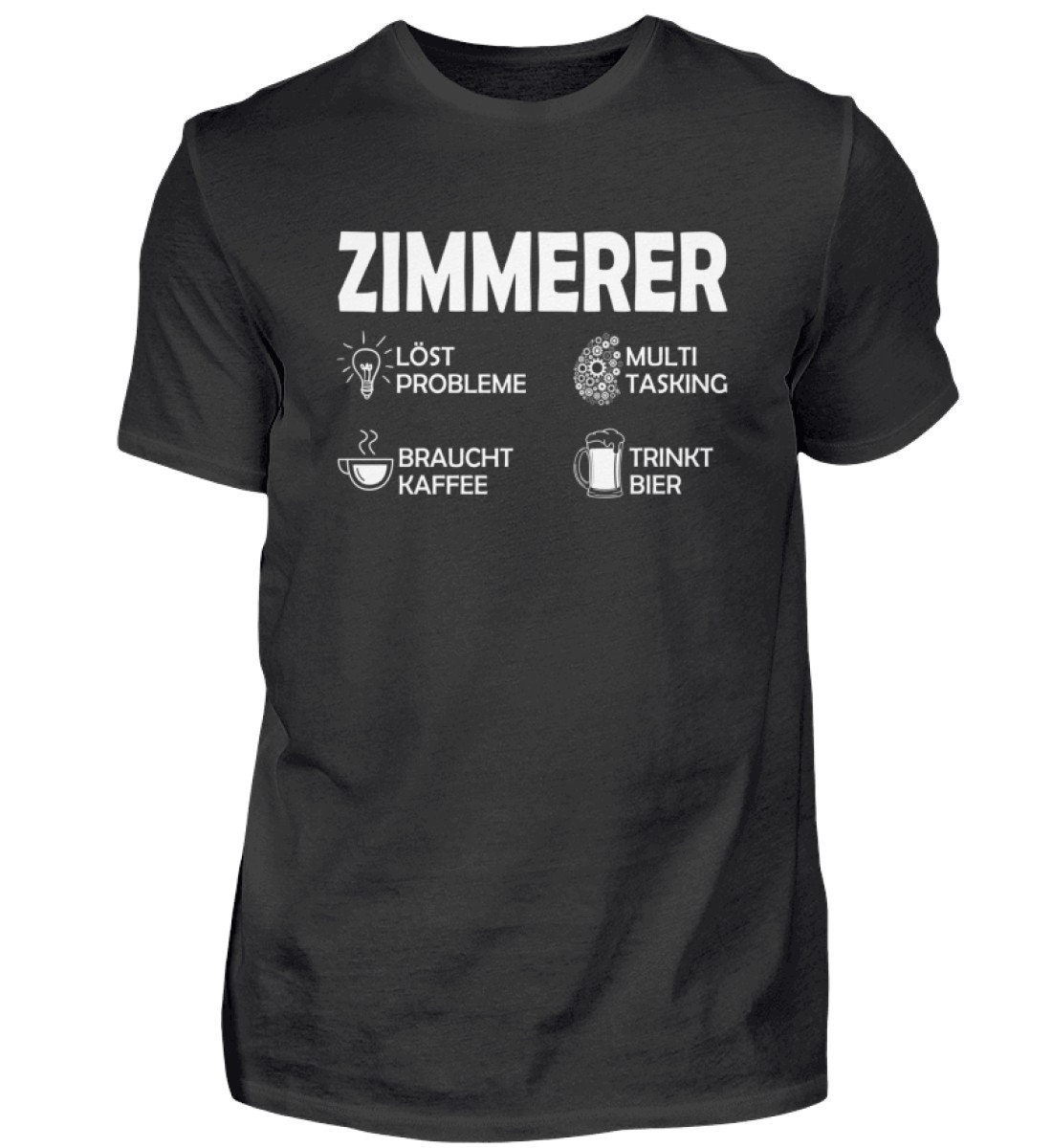 T Shirt Zimmerer Löst Probleme Zimmermann Berufe Spruch Handwerker Geschenkideen - Herren Tshirt T Shirt Zimmerer Löst Probleme Zimmermann Berufe Spruch Handwerker Geschenkideen - Herren Tshirt von GeschenkDesignsDE