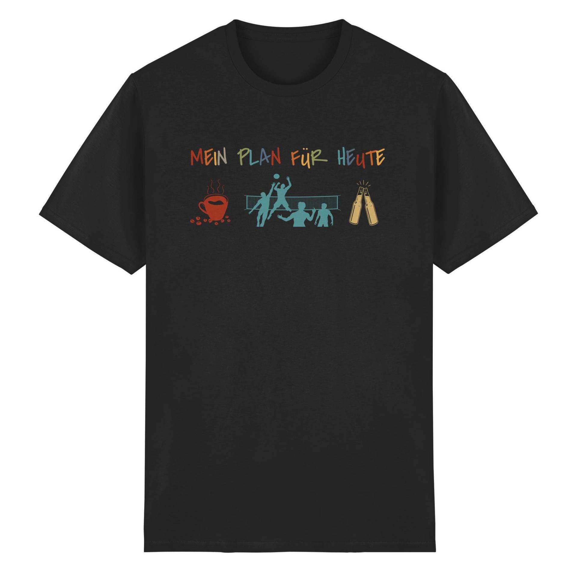 Volleyballspieler, Mein Plan Für Heute Volleyball T-Shirt, Volleyballer, Beachvolleyball, Geschenke, Ballsport - Herren Tshirt von GeschenkDesignsDE