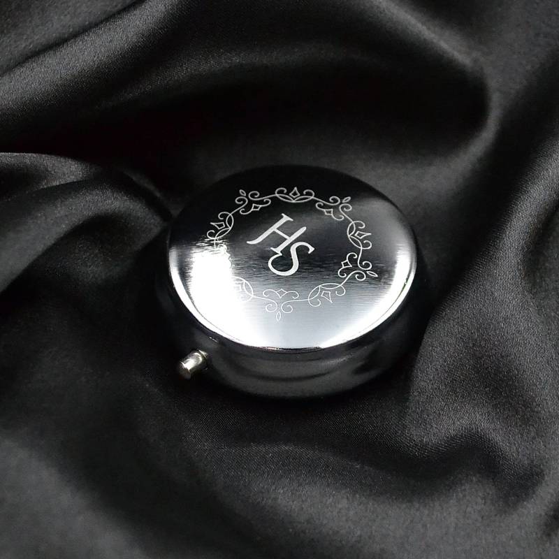 Taschenaschenbecher Mit Gravur Taschenascher Personalisiert Ascher Monogramm von MOMOFAKTUR