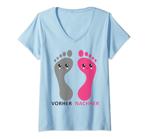 Damen Füße Fußpflege Pediküre Nagelstudio Podologe Lustige Füße T-Shirt mit V-Ausschnitt Damen Füße Fußpflege Pediküre Nagelstudio Podologe Lustige Füße T-Shirt mit V-Ausschnitt von Geschenke Artikel für Fußpfleger von JOHN ROMEO