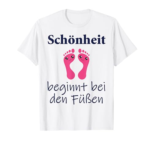 JOHN ROMEO - Fußpflege Beauty T-Shirt für Damen und Herren - Weiß, S - Kurzarm, Klassisch, Unisex, Polyester 100% JOHN ROMEO - Fußpflege Beauty T-Shirt für Damen und Herren - Weiß, S - Kurzarm, Klassisch, Unisex, Polyester 100% von Geschenke Artikel für Fußpfleger von JOHN ROMEO