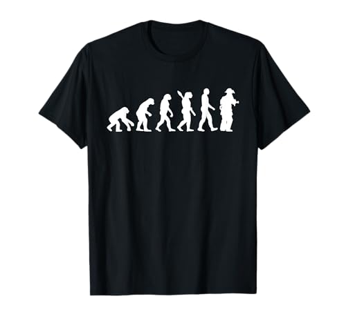 Lustiges Feuerwehrmann Frau Herren Feuerwehr Evolution T-Shirt Lustiges Feuerwehrmann Frau Herren Feuerwehr Evolution T-Shirt von Geschenke Für Freiwillige & Berufs Feuerwehr
