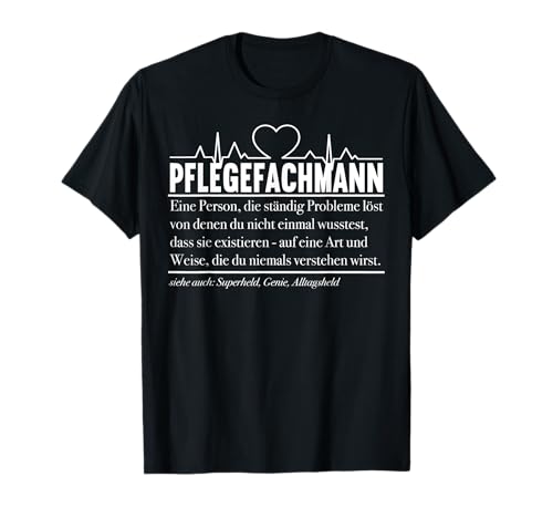 Geschenke Für Pflegekräfte Herren Pflegekraft Altenpflege Pflegeleben T-Shirt Schwarz S Klassisch geschnitten V-Ausschnitt Kurzarm Geschenke Für Pflegekräfte Herren Pflegekraft Altenpflege Pflegeleben T-Shirt Schwarz S Klassisch geschnitten V-Ausschnitt Kurzarm von Geschenke Für Pflegekräfte