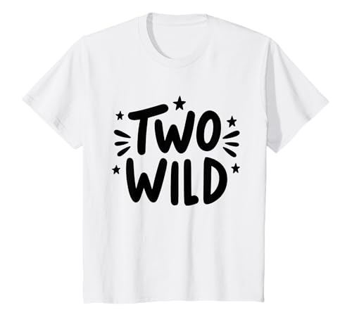 Zwei Jahre Zweiter Kinder Geburtstag Junge Mädchen TWO WILD T-Shirt Zwei Jahre Zweiter Kinder Geburtstag Junge Mädchen TWO WILD T-Shirt von Geschenke Für Zwei Jährige Mädchen und Jungs