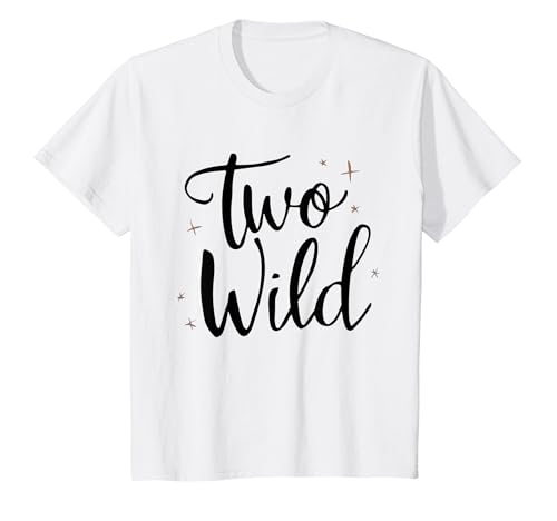 Kinder Zwei Jahre Zweiter Kinder Geburtstag Junge Mädchen TWO WILD T-Shirt Kinder Zwei Jahre Zweiter Kinder Geburtstag Junge Mädchen TWO WILD T-Shirt von Geschenke Für Zwei Jährige Mädchen und Jungs