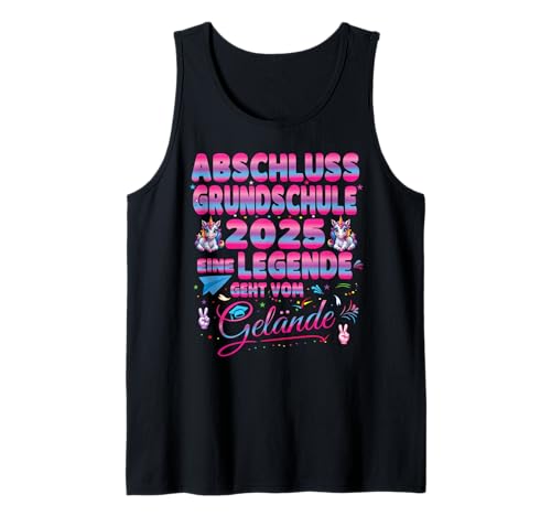 Abschluss Grundschule 2025 Grundschulabschluss Mädchen Tank Top Abschluss Grundschule 2025 Grundschulabschluss Mädchen Tank Top von Geschenke Grundschulabschluss Grundschulabgänger