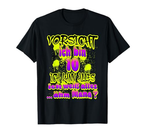 10 Geburtstag Junge Mädchen 10 Jahre 10. Geburtstag T-Shirt 10 Geburtstag Junge Mädchen 10 Jahre 10. Geburtstag T-Shirt von Geschenke Mädchen 10 Jahre u. für 10 Jährige Jungs