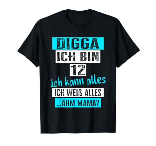 12 Geburtstag Junge Mädchen Ich Bin 12 Jahre 12.Geburtstag T-Shirt von Geschenke Mädchen 12 Jahre & 12 Jährige Jungs