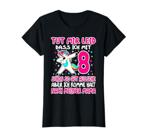 Mädchen 8 Jahre alt 8. Geburtstag 8 jährige Mädchen T-Shirt Mädchen 8 Jahre alt 8. Geburtstag 8 jährige Mädchen T-Shirt von Geschenke Mädchen 8 Jahre Geschenkideen Designs