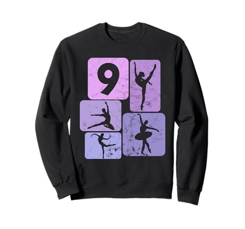 9. Geburtstag Tänzerin Ballett Ballerina 9 Jahre Mädchen Sweatshirt 9. Geburtstag Tänzerin Ballett Ballerina 9 Jahre Mädchen Sweatshirt von Geschenke Mädchen Geburtstag Tänzerin Ballet Tanz