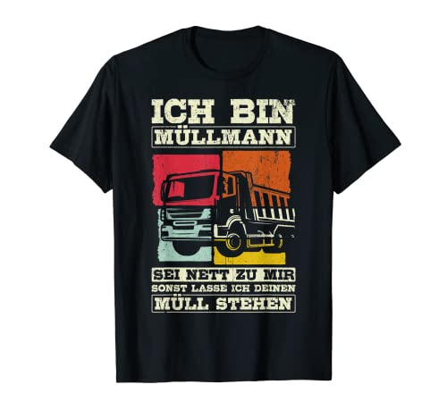 Herren Müllmann Müllabfuhr Müllentsorgung Müllauto Müllmann T-Shirt Herren Müllmann Müllabfuhr Müllentsorgung Müllauto Müllmann T-Shirt von Geschenke Müllmann Müllabfuhr Müllwagen Fahrer
