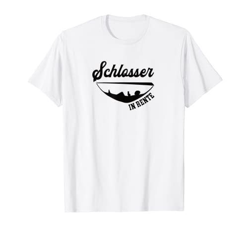 Herren Rente Schlosser Rentner Pension Ruheständler Ruhestand T-Shirt von Geschenke Rente Schlosser Rentner Rentnergeschenke