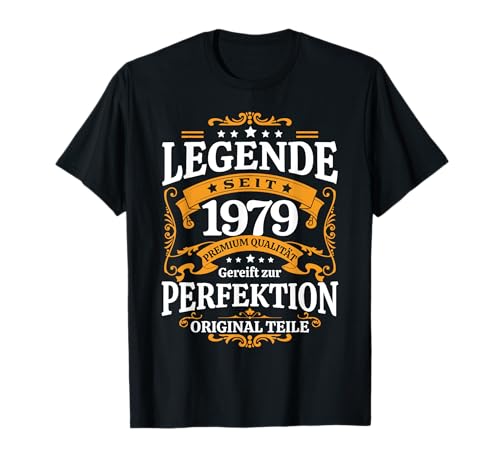 1979 Geburtstag 45 Jahre 45er geburtstag mann T-Shirt von Geschenke Zum 45 Geburtstag Mann Vintage