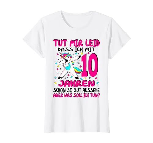 Mädchen 10 Jahre 10 jährige 10 Geburtstag T-Shirt Mädchen 10 Jahre 10 jährige 10 Geburtstag T-Shirt von Geschenke für 10 jährige Mädchen 10 Jahre Design