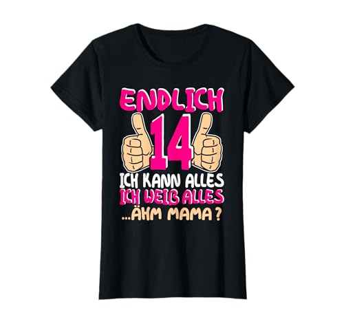14 Geburtstag Mädchen Endlich 14 Jahre Teenager T-Shirt 14 Geburtstag Mädchen Endlich 14 Jahre Teenager T-Shirt von Geschenke für 14 jährige Mädchen 14. Geburtstag