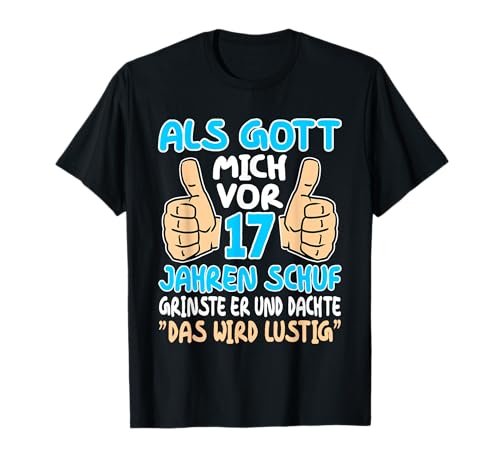 17 Geburtstag 17 Jahre Junge Mädchen Teenager 17 Jährige T-Shirt 17 Geburtstag 17 Jahre Junge Mädchen Teenager 17 Jährige T-Shirt von Geschenke für 17 jährige Jungen Teenager