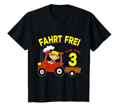 Kinder Geburtstagsshirt Ich Bin 3 Jahre Traktor Junge 3 Geburtstag T-Shirt Kinder Geburtstagsshirt Ich Bin 3 Jahre Traktor Junge 3 Geburtstag T-Shirt von Geschenke für 3 jährige Jungen Geburtstag Party