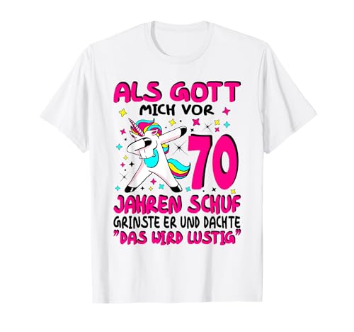 70. Geburtstag Frau Lustig 70 Jährige Frauen 70 Jahre T-Shirt 70. Geburtstag Frau Lustig 70 Jährige Frauen 70 Jahre T-Shirt von Geschenke für 70 Geburtstag Frau 70 Jahre