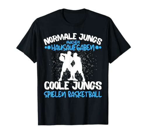 COOLE JUNGS SPIELEN BASKETBALL! Basketball Basketballer T-Shirt COOLE JUNGS SPIELEN BASKETBALL! Basketball Basketballer T-Shirt von Geschenke für Basketball Spieler & Basketballer