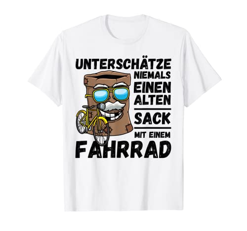 Herren Fahrradfahrer Radfahrer Rennrad Alter Sack Radler T-Shirt Herren Fahrradfahrer Radfahrer Rennrad Alter Sack Radler T-Shirt von Geschenke für Fahrradfahrer LuvThemb