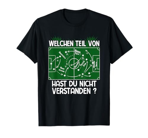 Geschenke für Fußballer Lustige Trainer Sprüche Welchen Teil von Taktik hast Du nicht verstanden Fußball T-Shirt Schwarz S Kurzarm Klassische Passform für Herren Jungen Fußball T-Shirt Geschenke für Fußballer Lustige Trainer Sprüche Welchen Teil von Taktik hast Du nicht verstanden Fußball T-Shirt Schwarz S Kurzarm Klassische Passform für Herren Jungen Fußball T-Shirt von Geschenke für Fußballer Lustige Trainer Sprüche