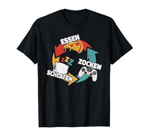 Lustige Gamer Geschenke Jungen Männer Mädchen Frauen Gaming T-Shirt Lustige Gamer Geschenke Jungen Männer Mädchen Frauen Gaming T-Shirt von Geschenke für Gamer Jungs Männer Frauen Mädchen