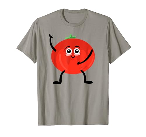 Witzige winkende Tomate Comic Kunst für Herren Damen Kinder T-Shirt Witzige winkende Tomate Comic Kunst für Herren Damen Kinder T-Shirt von Geschenke für Gartenfreunde Tomaten, Tomato Zucht