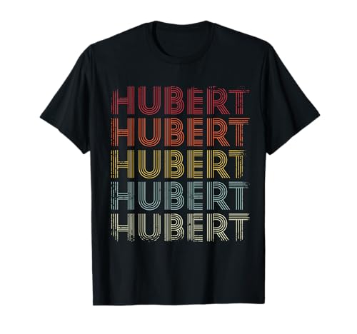 Geschenke für Hubert Personalisiert - Herren, Unisex Kinder - Hubert, Männer, Freunde, Familie - Schwarz - S - Kurzarm - T-Shirt - Klassisch - Retro Geschenke für Hubert Personalisiert - Herren, Unisex Kinder - Hubert, Männer, Freunde, Familie - Schwarz - S - Kurzarm - T-Shirt - Klassisch - Retro von Geschenke für Hubert Personalisiert